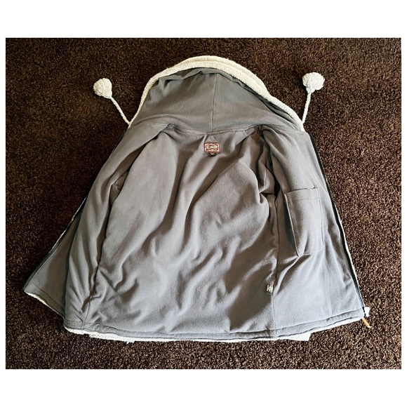 "Vintage" 1990’s  Kyber Bulky 100% Wool Boho Style Jacket - Picture 3 of 6